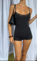 Soft Devotion Lace Jumpsuit Black