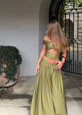 Olive Muse Maxi Skirt
