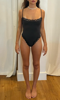 Soft Devotion Skims Lace Bodysuit Black