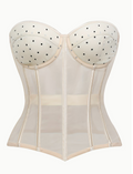 Ivory Sheer Panel Corset
