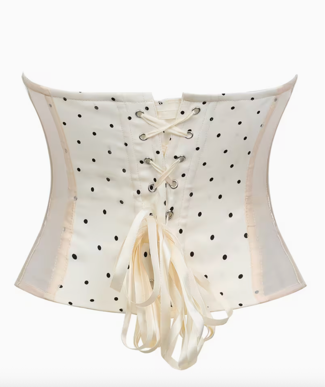 Ivory Sheer Panel Corset